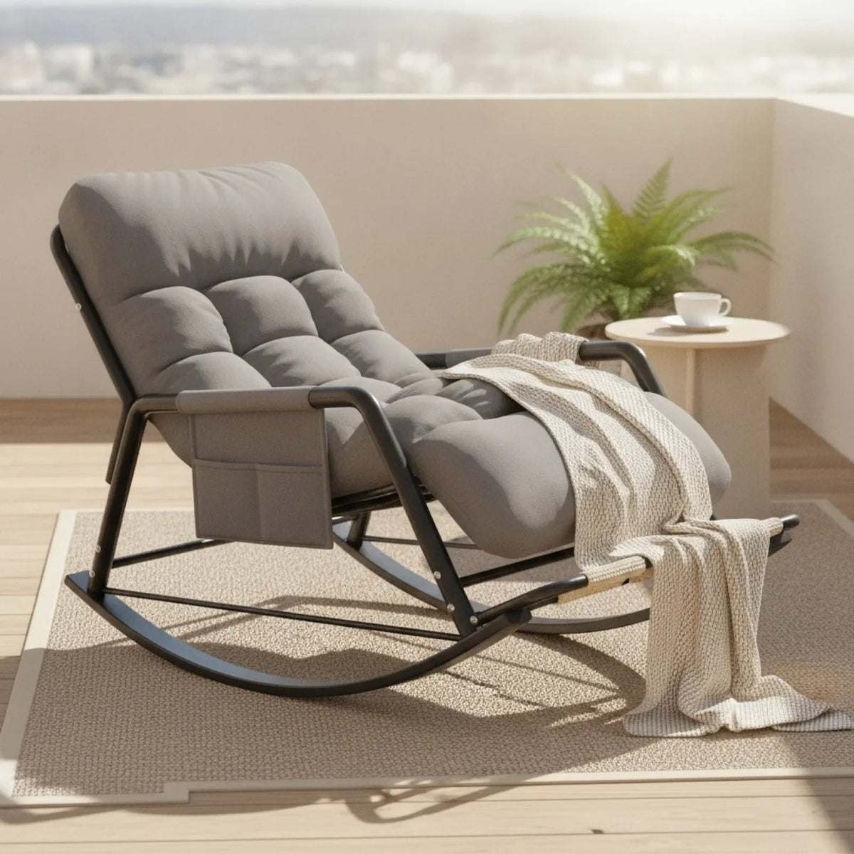 Chaise à bascule ergonomique : Confort & détente