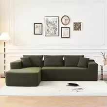 Canapé d'angle L 3 places confort moderne