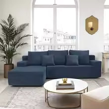 Canapé d'angle L 3 places confort moderne