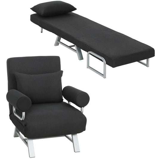 Fauteuil Convertible 1 Place HOMCOM - Confort & Gain de Place