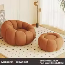 Canapé Citrouille Scandinave Confortable