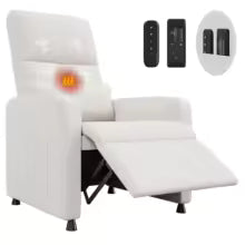Fauteuil Relaxation Électrique avec Massage & Chaleur