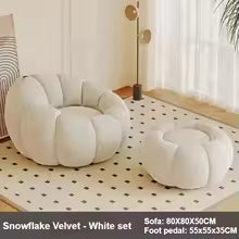 Canapé Citrouille Scandinave Confortable