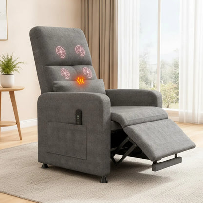 Fauteuil Relaxation Électrique avec Massage & Chaleur