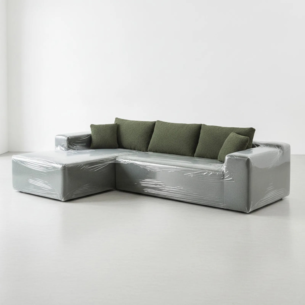 Canapé d'angle L 3 places confort moderne