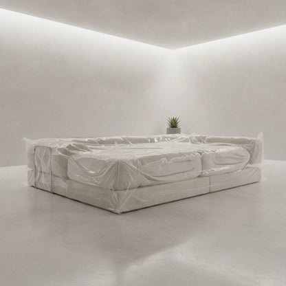 Canapé-lit d'angle moderne en mousse haute densité