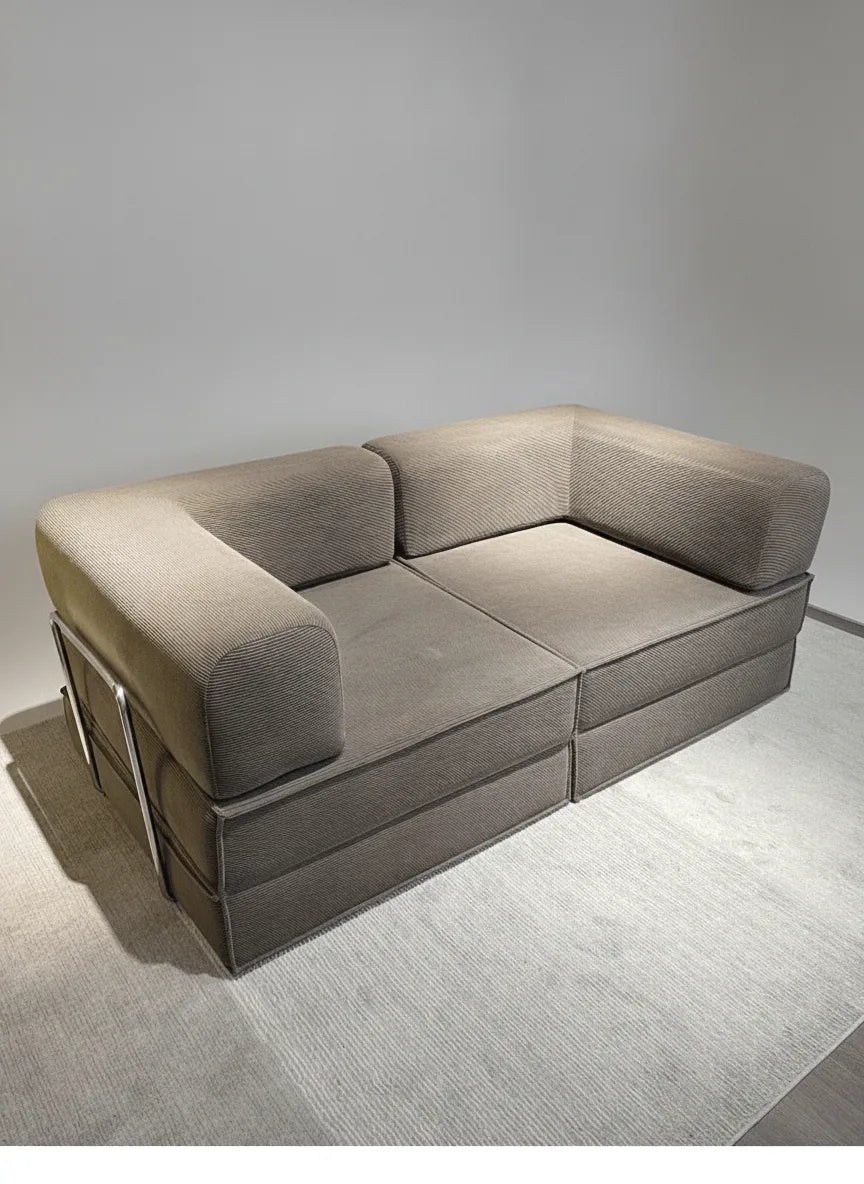 Canapé Modulable Velours Côtelé : Confort & Praticité
