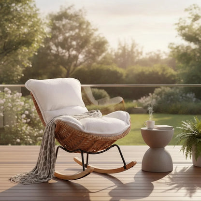 Fauteuil Rotin Inclinable Extérieur Chic