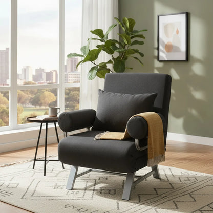 Fauteuil Convertible 1 Place HOMCOM - Confort & Gain de Place
