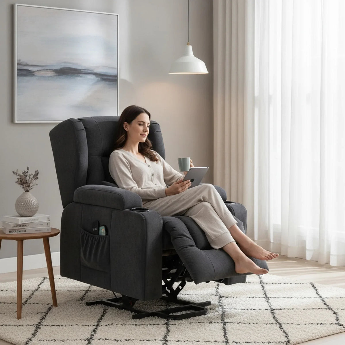 Fauteuil Inclinable Électrique COMHOMA avec Massage