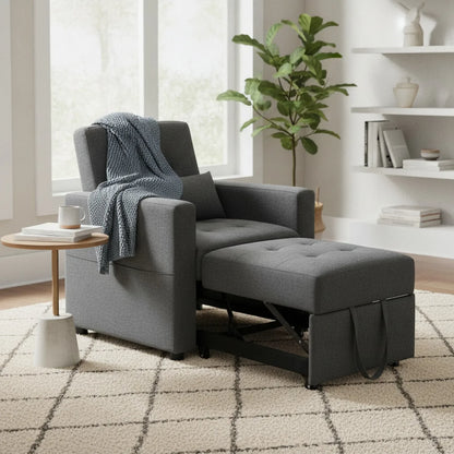 Fauteuil-Lit Convertible 3-en-1 Confortable