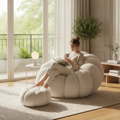 Canapé Citrouille Scandinave Confortable