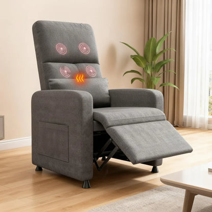 Fauteuil Relaxation Électrique avec Massage & Chaleur
