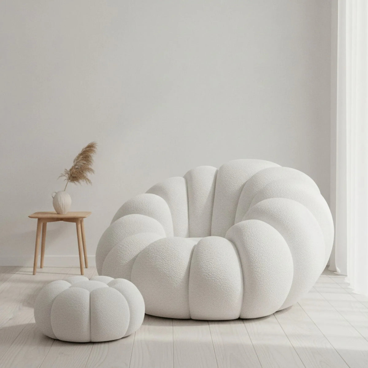 Canapé Citrouille Scandinave Confortable