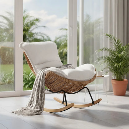 Fauteuil Rotin Inclinable Extérieur Chic